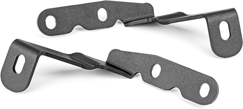ROMELACK Hood Mount Brackets Ditch Light Pods Bracket Compatible with Chevrolet Avalanche Silverado Suburban Tahoe Fit GMC Sierra Yukon XL 1500 2500 3500 HD 2007-2014 - Image 4